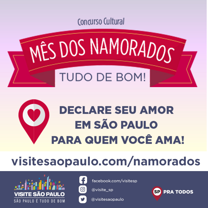 Mês dos Namorados Tudo de Bom! Veja promoções para todo o mês! - Visite São  Paulo