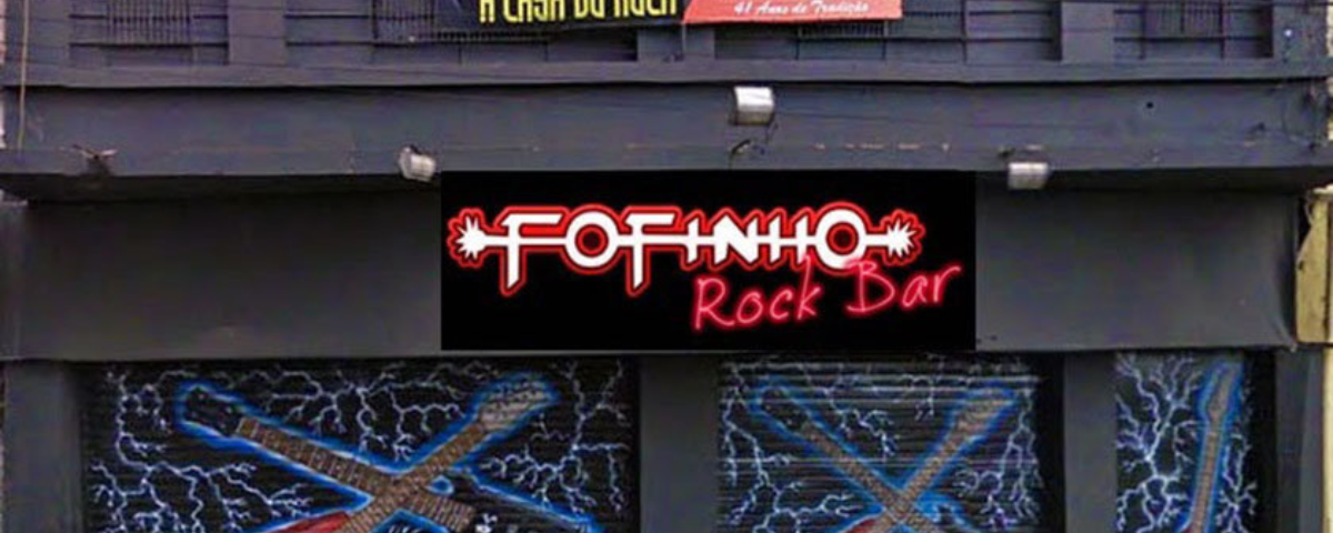 Fachada do Fofinho Rock Club, no Tatuapé