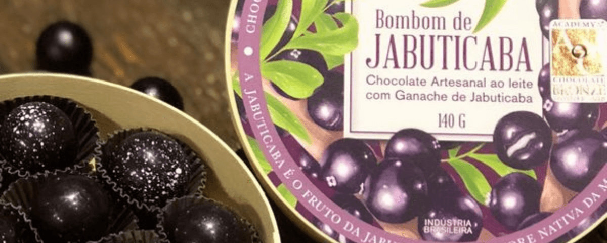 Bombom de jabuticaba da Gallete Chocolates