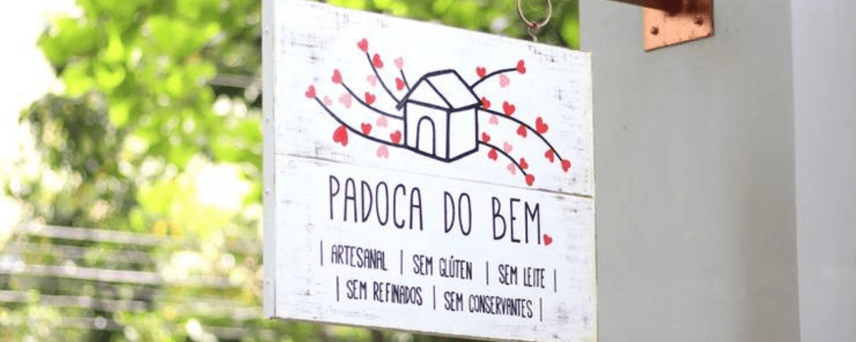 Fachada da Padoca do Bem em São Paulo