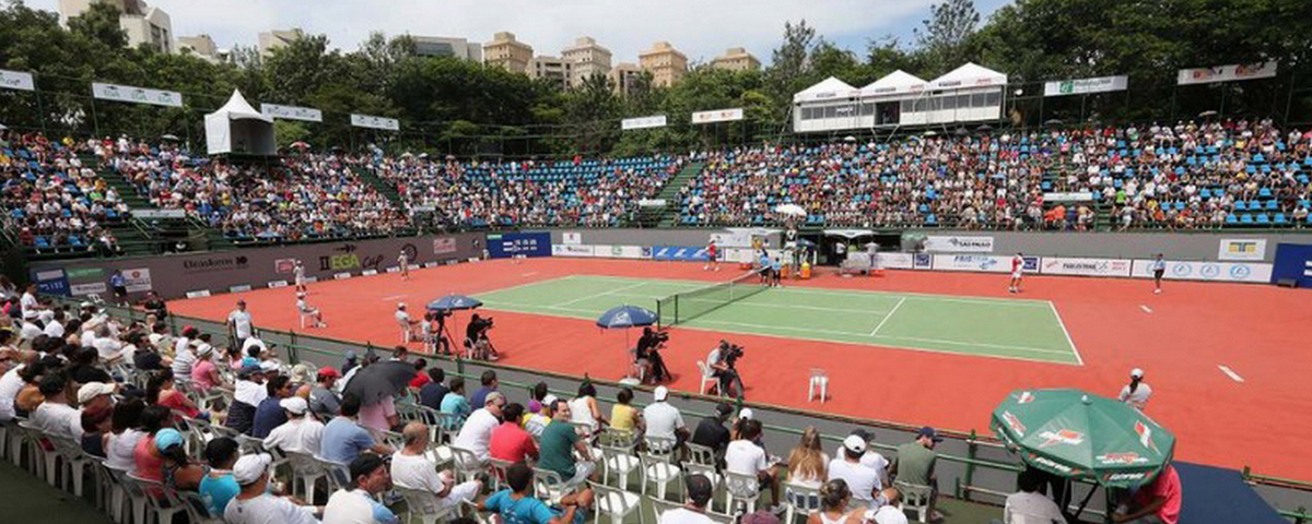 Uma das opções de quadras de tênis em SP fica em Pinheiros, no parque Villa-Lobos. 
