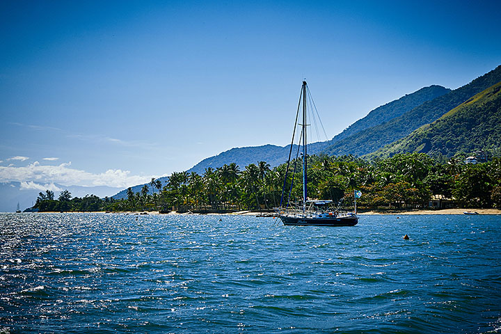Estâncias Balneárias de São Paulo Praia e paisagem representando as Estâncias Balneárias de São Paulo