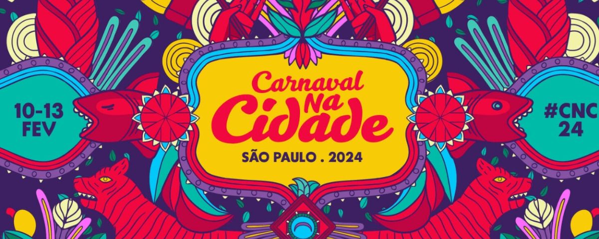 Banner do evento "Carnaval na Cidade". 