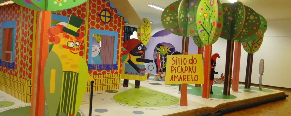 Espaço infantil na Biblioteca Infantojuvenil Monteiro Lobato, uma ótima opção para celebrar o Dia do Bibliotecário. 