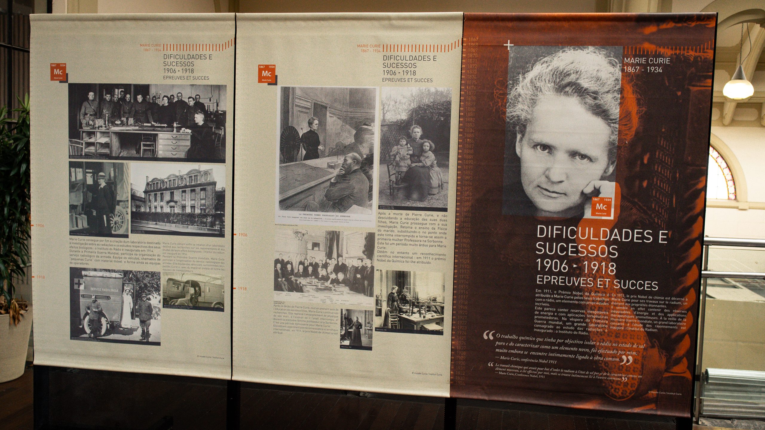 Mercadão de SP recebe exposição sobre Marie Curie