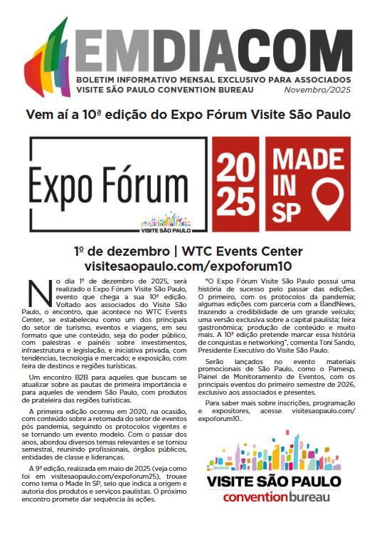 imagem mostra foto de capa do informativo EMDIA do mês de novembro